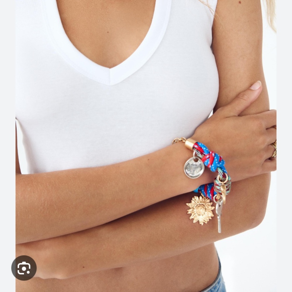 Zara Colorful Rope Charm Bracelet